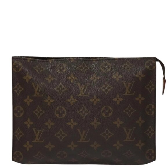 LOUIS VUITTON Monogram Poche Toilette 26 Pouch M47542 LV Auth 109743 - Picture 1 of 16